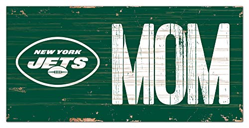 Fan Creations NFL Las Vegas Raiders Unisex New York Jets Mom Sign, Team Color, 6 x 12 - 757 Sports Collectibles