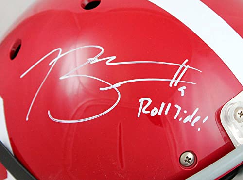 Bryce Young Autographed Alabama Crimson Tide F/S Schutt Authentic w/Roll Tide-Beckett W Hologram White - 757 Sports Collectibles