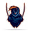 Rico Industries NCAA Virginia Cavaliers Mascot Shape Cut Pennant - Home and Living Room Décor - Soft Felt EZ to Hang 18x0.10x18 - 757 Sports Collectibles