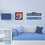 Open Road Brands University of Kansas KU Jayhawk Mascot MDF Wood and Glass Framed Wall Art - an Officially Licensed Product Great Addition to Add What You Love to Your Home/Garage Decor - 757 Sports Collectibles