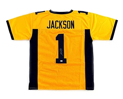 DeSean Jackson Autographed/Signed California Golden Bears Yellow Custom Jersey - 757 Sports Collectibles