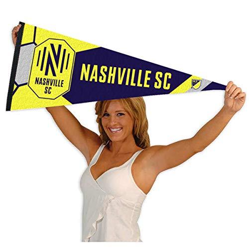WinCraft Nashville SC Pennant and 12" X 30" Banner - 757 Sports Collectibles
