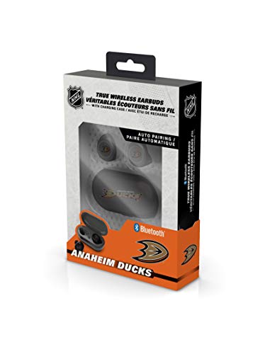 NHL Anaheim Ducks True Wireless Earbuds, Team Color - 757 Sports Collectibles