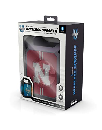 NCAA Nebraska Cornhuskers ShockBox XL Wireless Bluetooth Speaker, Team Color - 757 Sports Collectibles