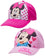 Disney Girls 2 Pack Cotton Baseball Cap: Minnie Mouse, Fancy Nancy, Vamperina (Toddler/Little Girls), Size Age 2-4, Minnie Mouse Pink - 757 Sports Collectibles
