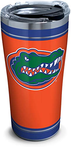 Tervis Triple Walled University of Florida Gators Insulated Tumbler Cup Keeps Drinks Cold & Hot, 20oz - Stainless Steel, Campus - 757 Sports Collectibles