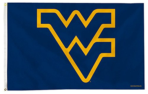 West Virginia University - 3 ft x 5 ft Polyester Flag - 757 Sports Collectibles