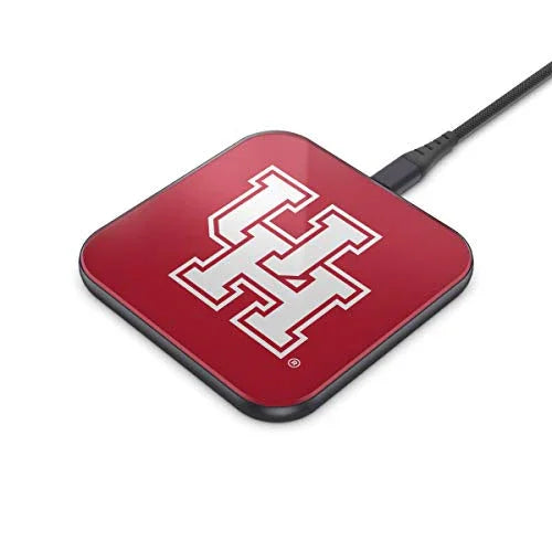 NCAA Houston Cougars Wireless Charging Pad, White - 757 Sports Collectibles