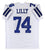 Bob Lilly"HOF 80" Authentic Signed White Pro Style Jersey BAS Witnessed - 757 Sports Collectibles