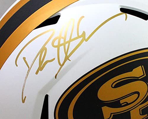 Deion Sanders Signed San Francisco 49ers Lunar Speed F/S Helmet- BA W Holo Gold - 757 Sports Collectibles