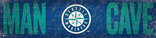 Fan Creations MLB Seattle Mariners Unisex Seattle Mariners Man Cave 6x24 Sign, Team, 6 x 24 - 757 Sports Collectibles