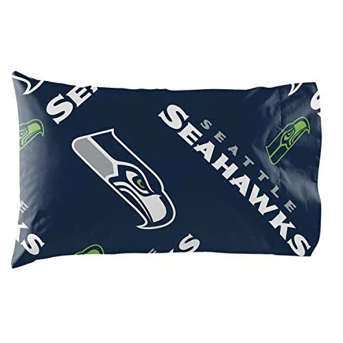 Officially Licensed NFL Seattle Seahawks Queen Bed in a Bag Set, 86" x 86" - 757 Sports Collectibles
