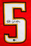 Rakim Jarrett Autographed Red College Style Jersey-Beckett W Hologram Black - 757 Sports Collectibles