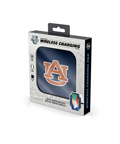 NCAA Auburn Tigers Wireless Charging Pad, White - 757 Sports Collectibles