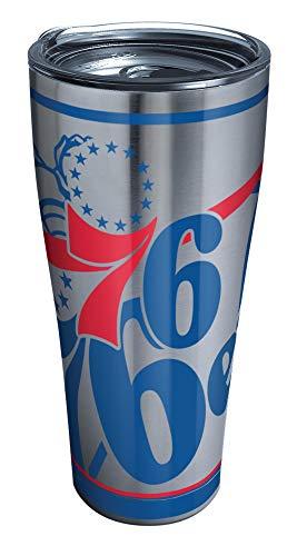 Tervis Triple Walled NBA Philadelphia 76ers Insulated Tumbler Cup Keeps Drinks Cold & Hot, 30oz - Stainless Steel, Paint - 757 Sports Collectibles