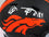Shannon Sharpe Autographed Denver Broncos Eclipse Mini Helmet - Beckett W Silver - 757 Sports Collectibles