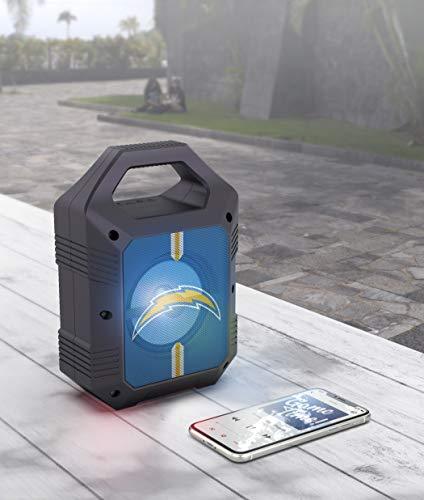NFL San Diego Chargers ShockBox XL Wireless Bluetooth Speaker, Team Color - 757 Sports Collectibles