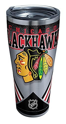 Tervis Triple Walled NHL Chicago Blackhawks Insulated Tumbler Cup Keeps Drinks Cold & Hot, 30oz - Stainless Steel, Ice - 757 Sports Collectibles