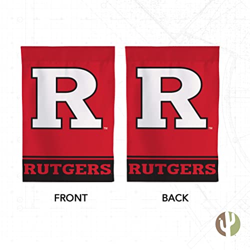 Rutgers Garden Flag State University of New Jersey RTX Banner 100% Polyester (Design A) - 757 Sports Collectibles
