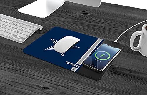 SOAR NFL Wireless Charging Mouse Pad, Dallas Cowboys - 757 Sports Collectibles