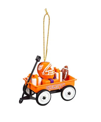 Team Sports America Team Wagon Ornament, Clemson - 757 Sports Collectibles