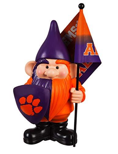 Team Sports America Clemson University, Flag Holder Gnome - 757 Sports Collectibles