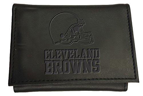 Team Sports America Cleveland Browns Tri-Fold Leather Wallet - 757 Sports Collectibles