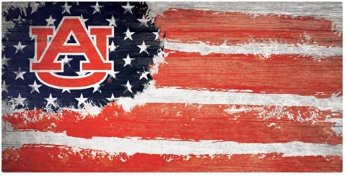 Fan Creations NCAA Auburn Tigers Unisex Auburn University Flag Sign, Team Color, 6 x 12 - 757 Sports Collectibles