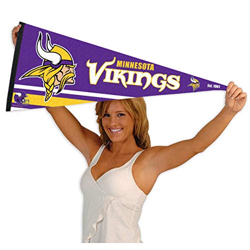 WinCraft Minnesota Vikings Pennant Banner Flag - 757 Sports Collectibles