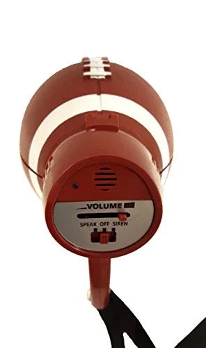 Barwench Games' Football Shaped Megaphone with Voice, Siren and Built in Bottle Opener! - 757 Sports Collectibles
