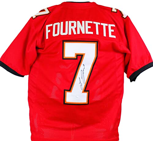 Leonard Fournette Autographed Red Pro Style Jersey- JSA W Auth 7 - 757 Sports Collectibles