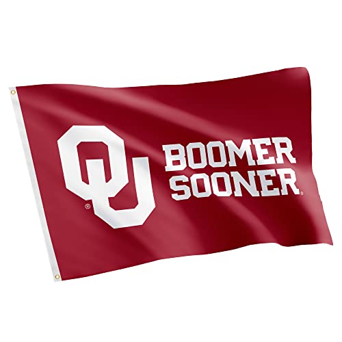 Desert Cactus University of Oklahoma Flag Sooners Flags Banners 100% Polyester Indoor Outdoor 3x5 (Style D) - 757 Sports Collectibles