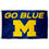 Michigan Wolverines Large Go Blue 3x5 College Flag - 757 Sports Collectibles