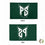 Desert Cactus Portland State University Flag Vikings PSU PDX Flags Banners 100% Polyester Indoor Outdoor 3x5 (Style 1) - 757 Sports Collectibles