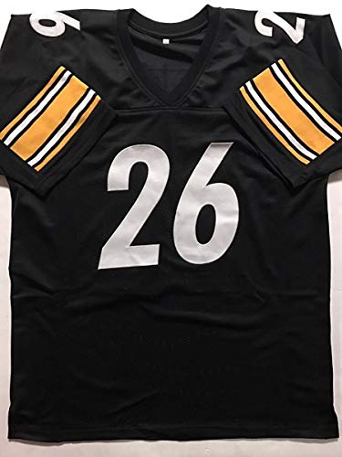 Autographed/Signed Le'Veon LeVeon Bell Pittsburgh Steelers Black Jersey JSA COA - 757 Sports Collectibles