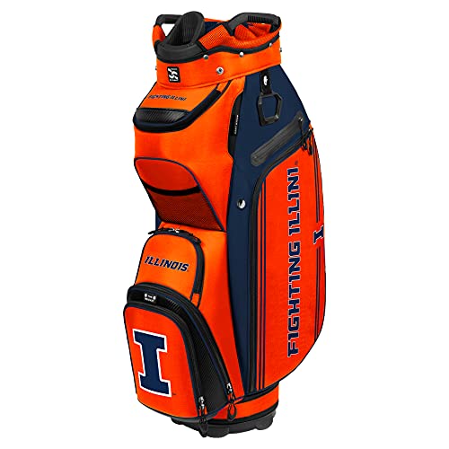 Illinois Fighting Illini Bucket III Cooler Cart Golf Bag - 757 Sports Collectibles