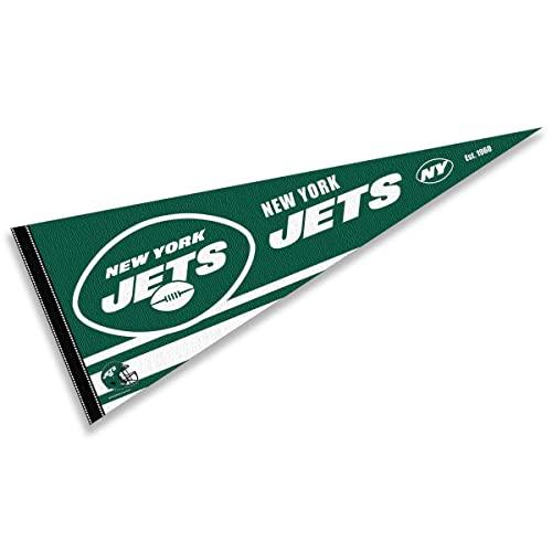 WinCraft New York Jets Pennant Banner Flag - 757 Sports Collectibles