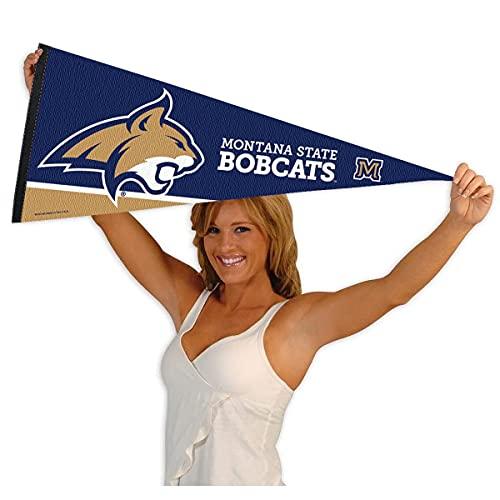 College Flags & Banners Co. Montana State Bobcats Pennant Full Size Felt - 757 Sports Collectibles