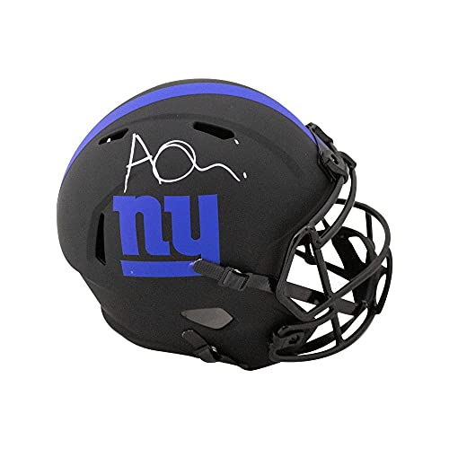 Azeez Ojulari Autographed Giants Eclipse Replica Full-Size Football Helmet - BAS COA - 757 Sports Collectibles