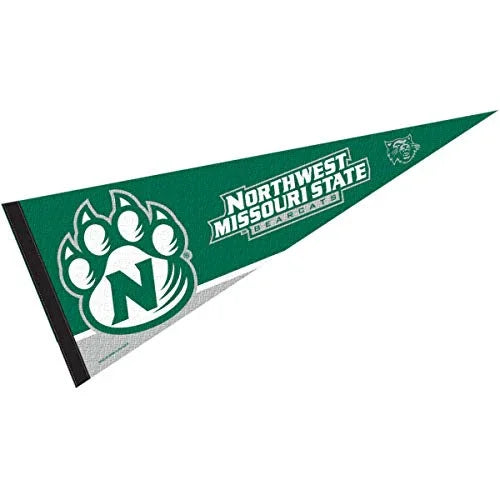 College Flags & Banners Co. Northwest Missouri State Bearcats Full Size Pennant - 757 Sports Collectibles
