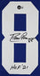 Drew Pearson"HOF 21" Authentic Signed Blue Pro Style Jersey Autographed BAS Wit - 757 Sports Collectibles