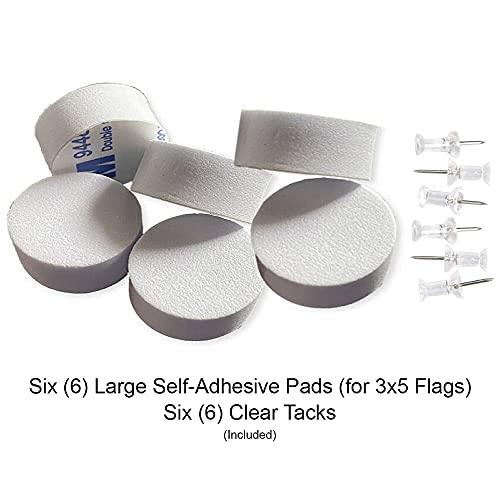 Kansas City Chiefs Chiefs Kingdom Banner and Tapestry Wall Tack Pads - 757 Sports Collectibles