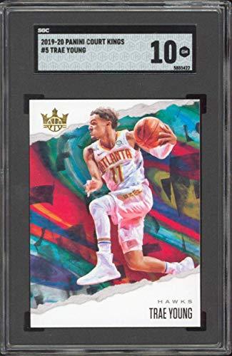 Hawks Trae Young 2019 Panini Court Kings #5 Card Graded Gem Mint 10! SGC - 757 Sports Collectibles