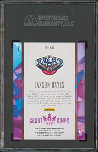 Pelicans Jaxson Hayes 2019 Panini Court Kings #86 Rookie Card Graded Gem 10! SGC - 757 Sports Collectibles