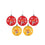 FOCO Kansas City Chiefs NFL 5 Pack Shatterproof Ball Ornament Set - 757 Sports Collectibles