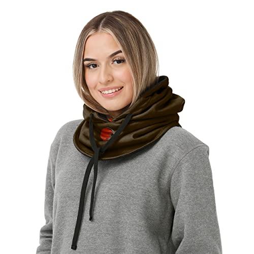 FOCO Cleveland Browns NFL Drawstring Hooded Gaiter - 757 Sports Collectibles