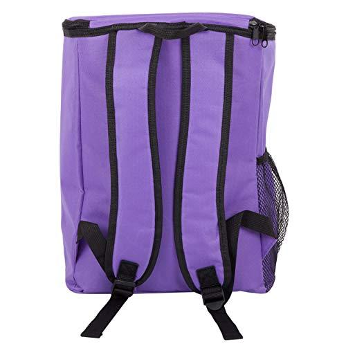 FOCO Cooler Backpack – Portable Soft Sided Ice Chest – Insulated Bag Holds 36 Cans (Minnesota Vikings) - 757 Sports Collectibles