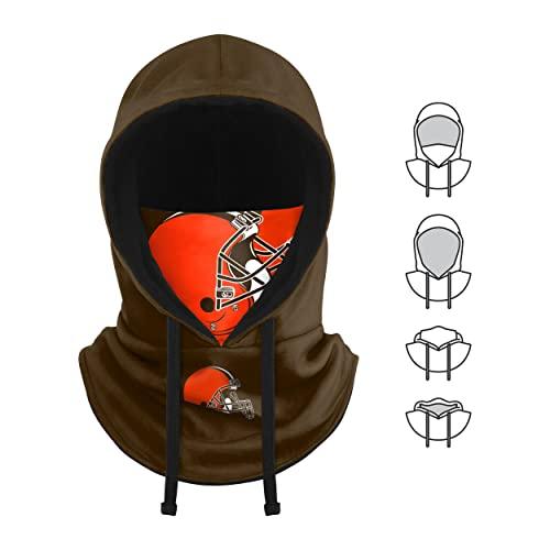 FOCO Cleveland Browns NFL Drawstring Hooded Gaiter - 757 Sports Collectibles