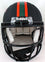Ray Lewis Autographed Miami Hurricanes Black Night Authentic F/S Helmet- Beckett W Orange - 757 Sports Collectibles