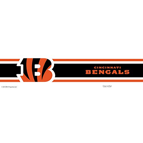 Tervis Triple Walled NFL Cincinnati Bengals Insulated Tumbler Cup Keeps Drinks Cold & Hot, 12oz - Stainless Steel, Stripes - 757 Sports Collectibles